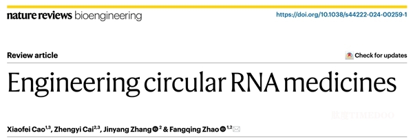 中国科学院动物所团队综述环形RNA药物设计