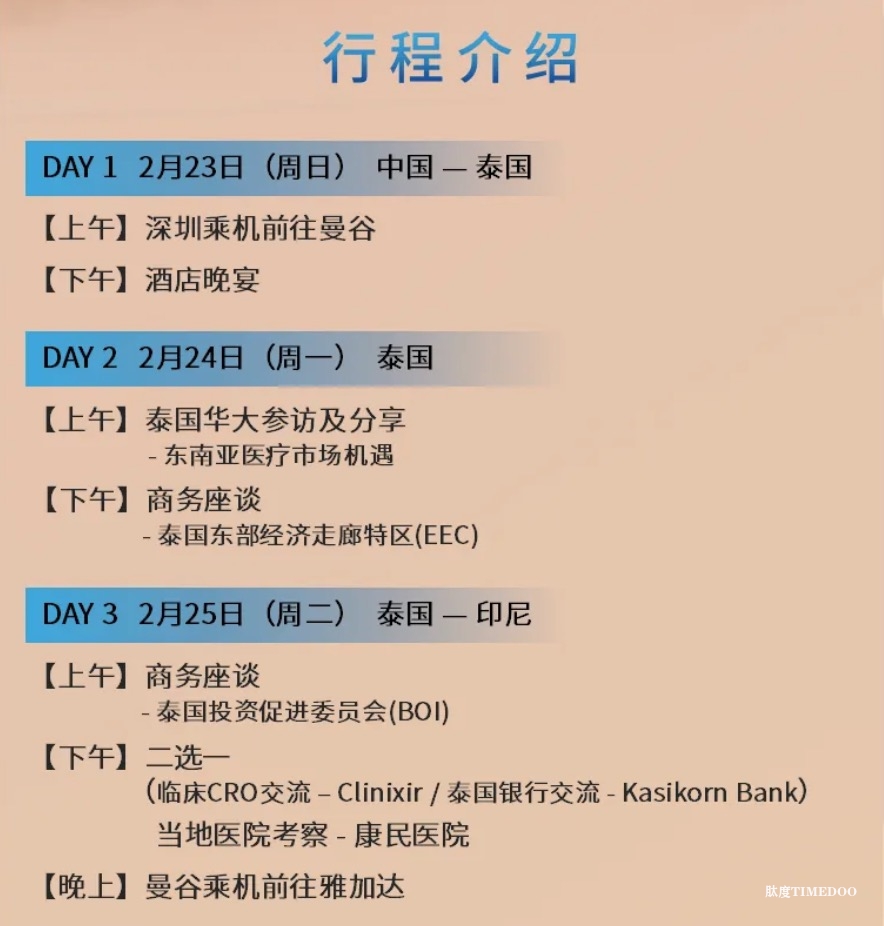 迎曦启航新蓝海 | 2025XGI生命健康加速营海外考察团正式启动招募！-肽度TIMEDOO