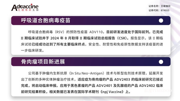 艾棣维欣（NEEQ: 874055）发布2024年度报告-肽度TIMEDOO