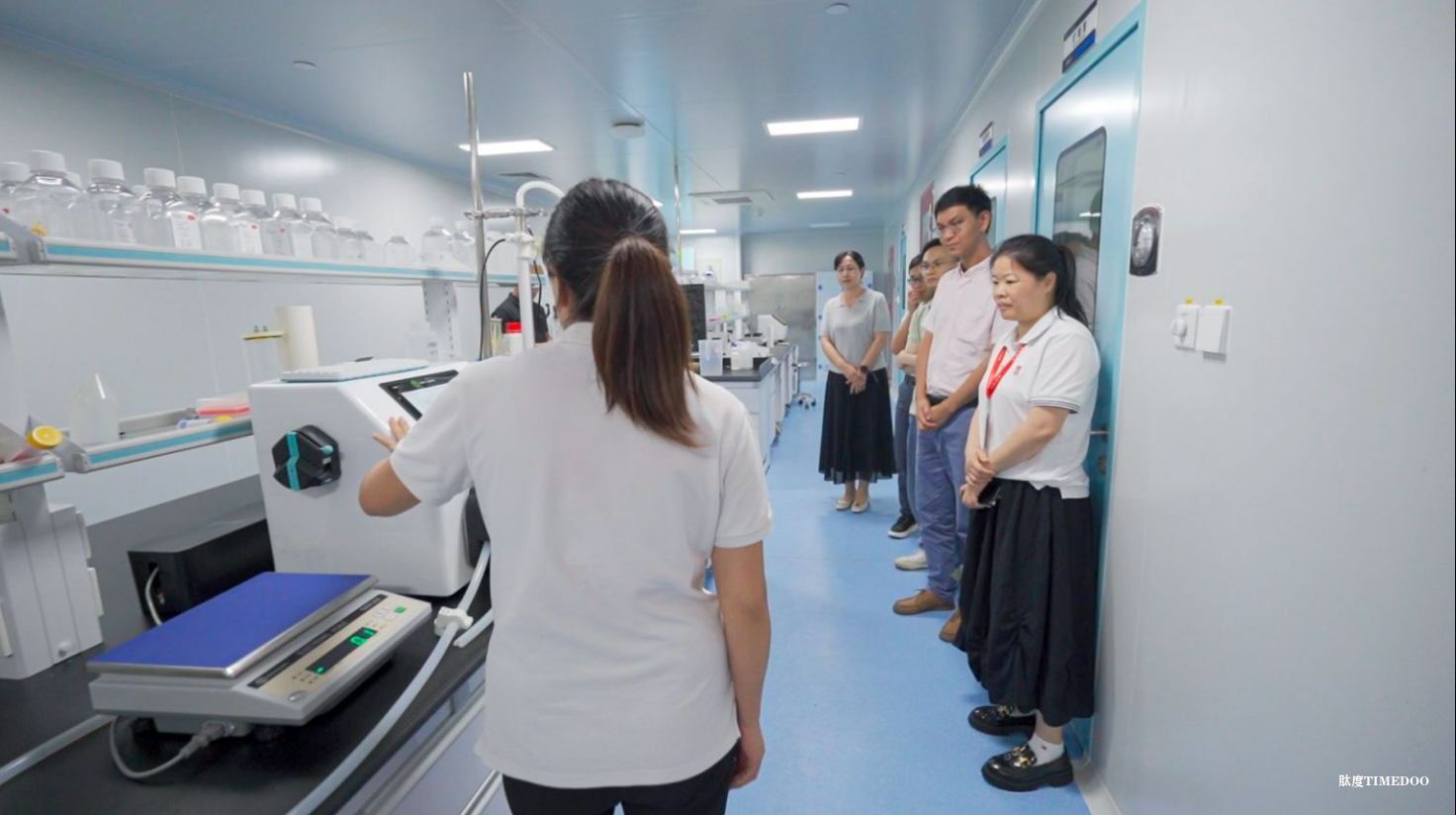 天健国际医疗供应链展贸中心走访誉维生物赋能生命科学生态圈共建-肽度TIMEDOO