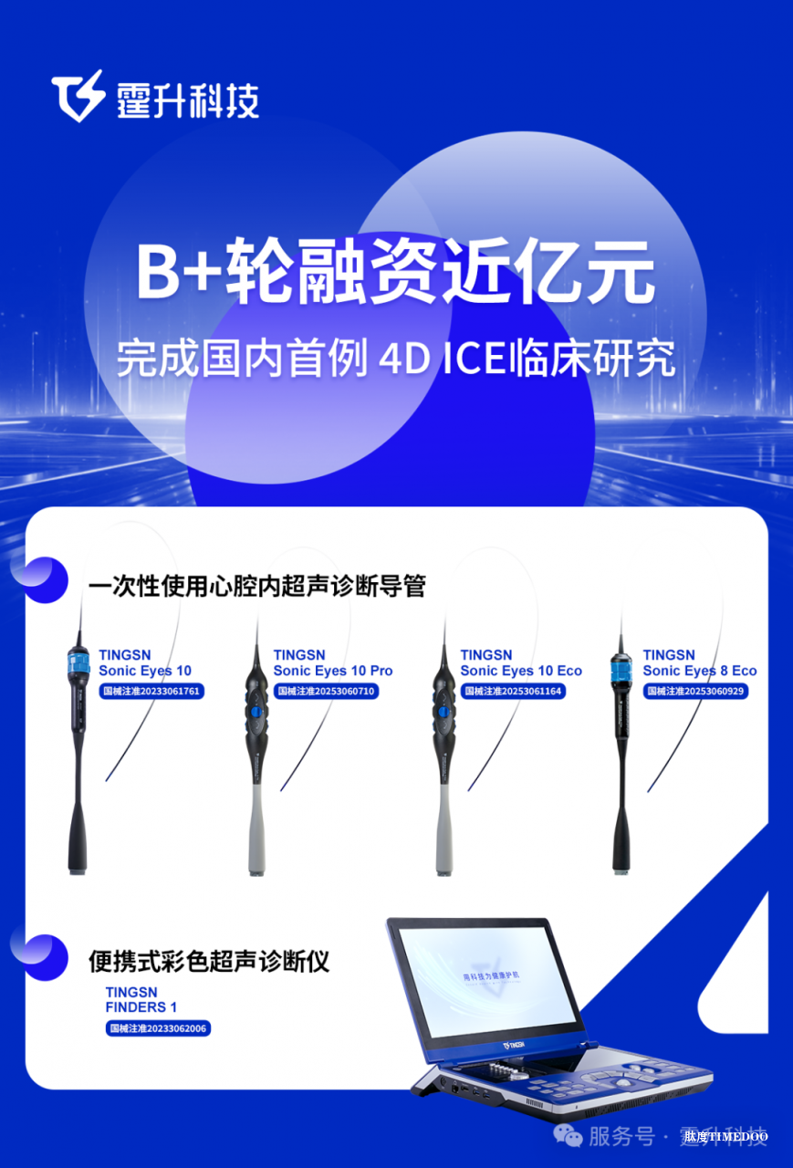 霆升科技B+轮融资近亿元，完成国内首例4D ICE临床研究-肽度TIMEDOO