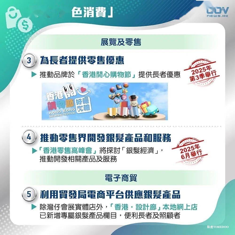 香港18年后老人占1/3,特区政府重磅推出「银发经济30条」-肽度TIMEDOO