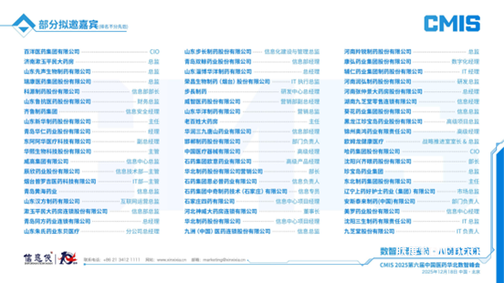 【数智重塑医药·AI链动未来】CMIS 2025第六届中国医药华北数智峰会正式拉开帷幕！-肽度TIMEDOO