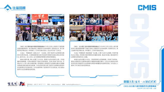 【数智重塑医药·AI链动未来】CMIS 2025第六届中国医药华北数智峰会正式拉开帷幕！-肽度TIMEDOO
