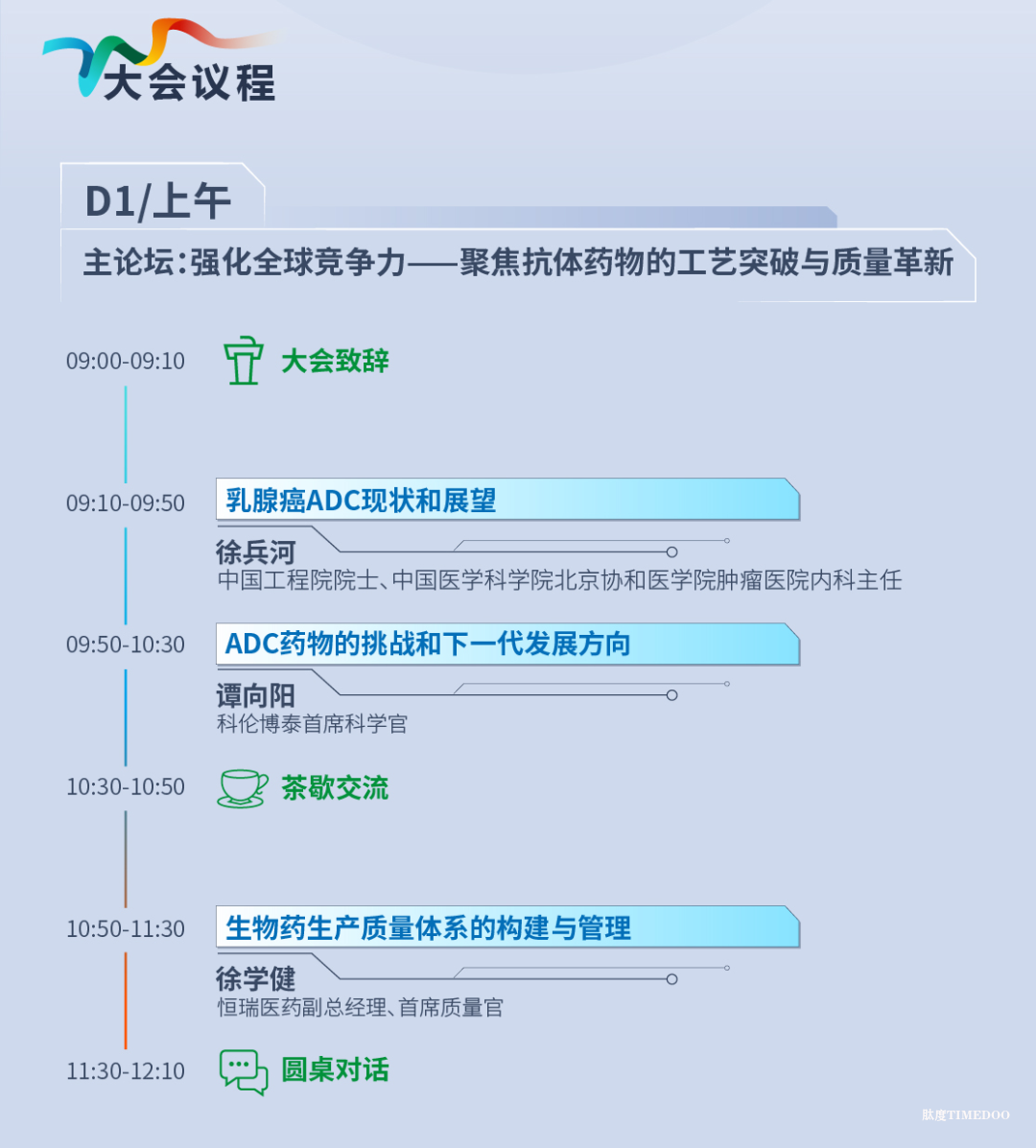 2025年11月20-21日·苏州·第二届ADC&新型抗体药物工艺质控峰会-肽度TIMEDOO
