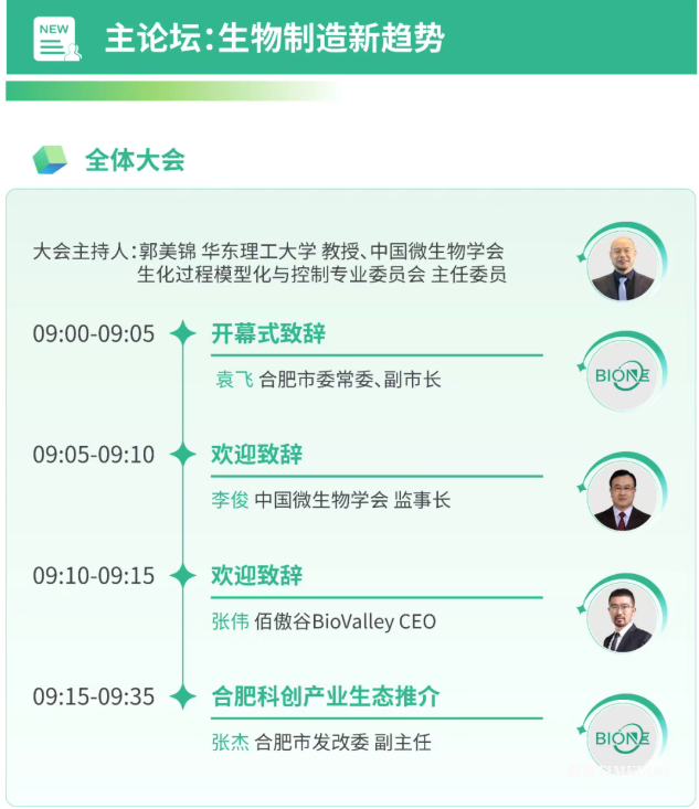 免费通道即将关闭!11月26-27日,BioONE第七届生物制造产业年度峰会邀您合肥相约~-肽度TIMEDOO