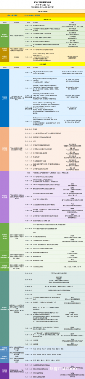 学术更新→ SDHE 深圳国际口腔展12月3-5日见-肽度TIMEDOO