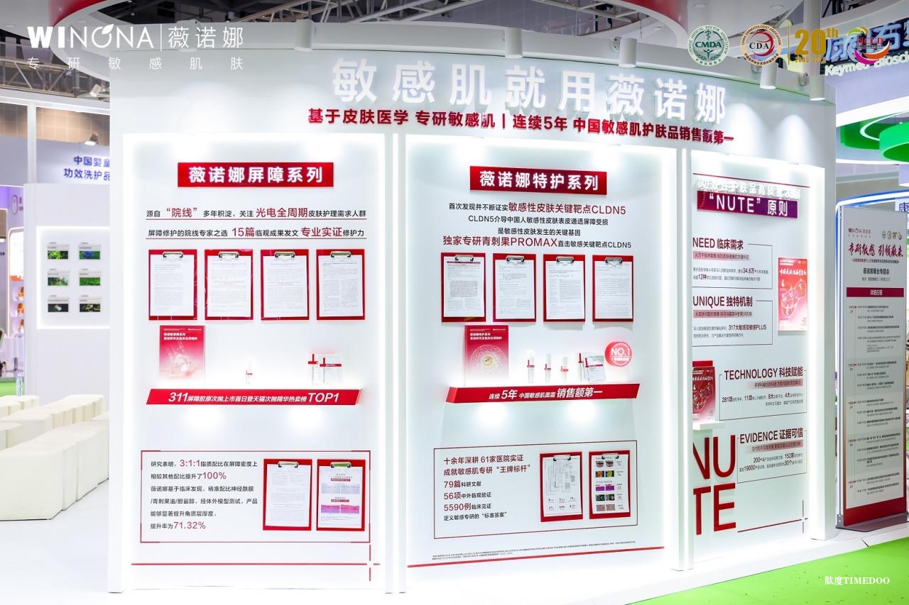 薇诺娜亮相CDA大会,以科学体系引领中国功效护肤市场高质量发展-肽度TIMEDOO
