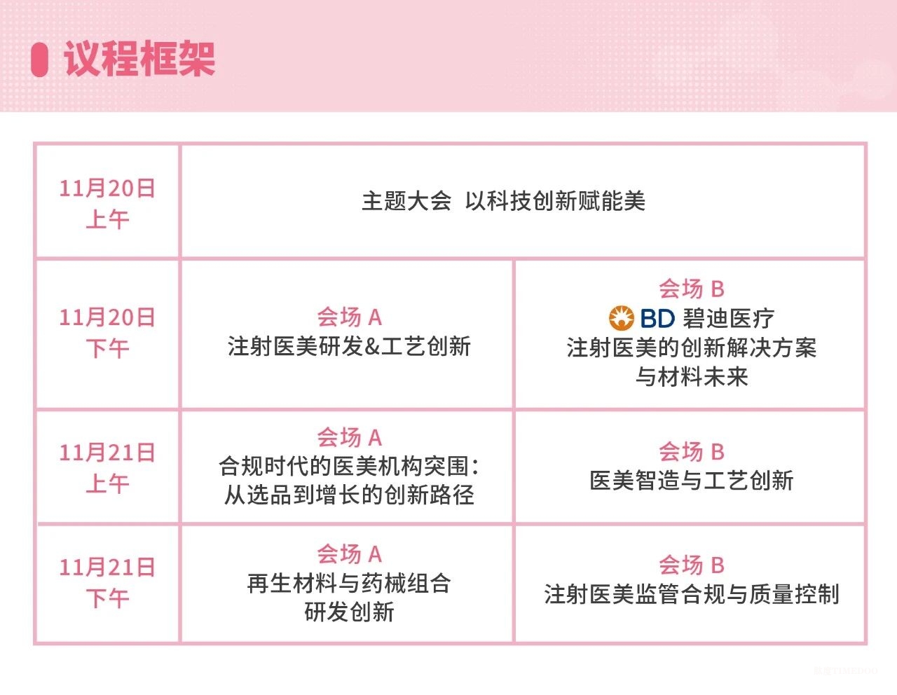 议程首曝!艾尔建、华熙、远想、斐缦…40+行业领袖齐聚,共话医美新未来!-肽度TIMEDOO