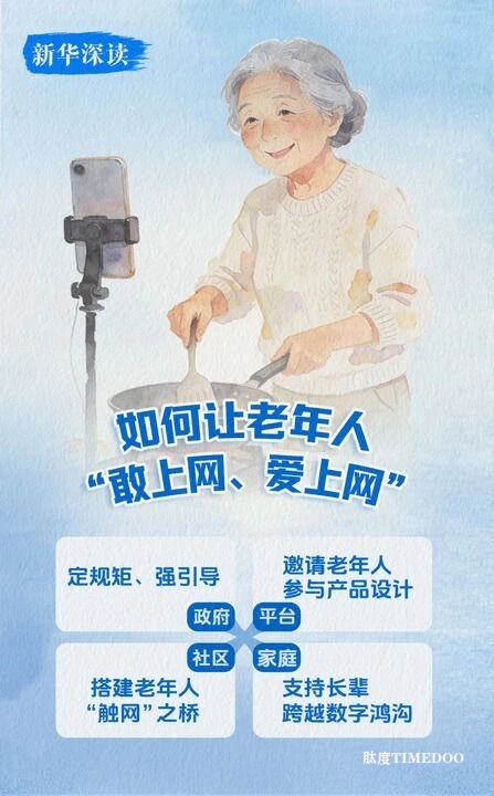 1.6亿老年人上网都在干啥?一文全面讲清-肽度TIMEDOO