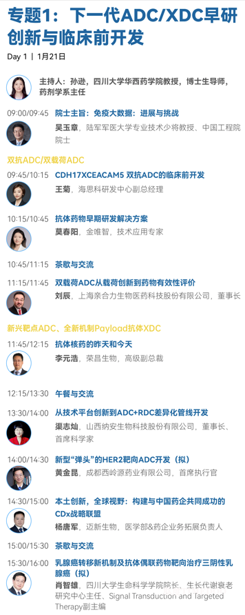 行业活动 | 【倒计时2周 | BPI终版议程】西部新分子抗体药盛会成都启幕！60+专家领航ADC/双多抗/AI新浪潮，免费报名最后通道！-肽度TIMEDOO