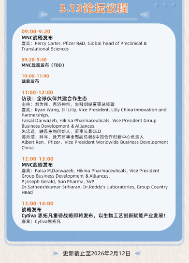 巨头云集，链接全球！这些MNC齐聚BIOCHINA2026-肽度TIMEDOO