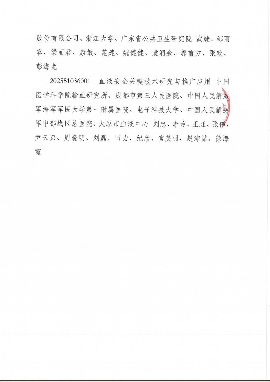 2025年中华预防医学会科学技术奖进入终评项目公示-肽度TIMEDOO