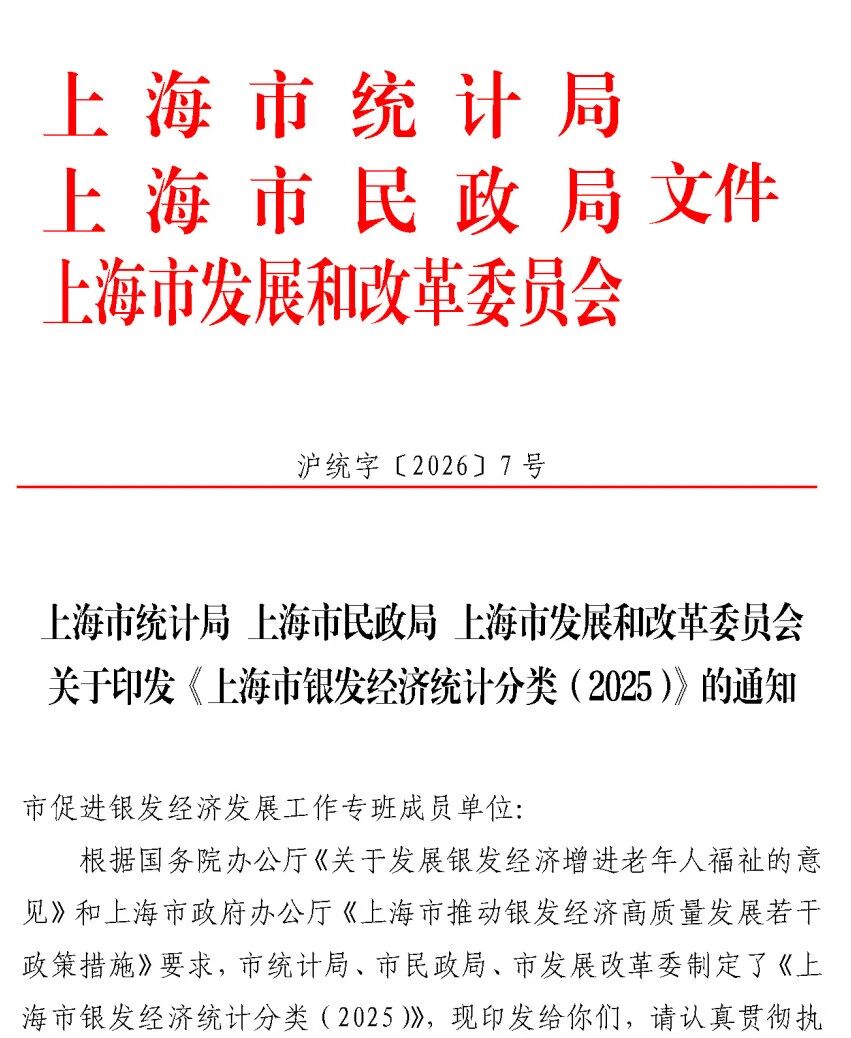 银发经济包含哪些分类？上海最新发布《上海市银发经济统计分类（2025）》-肽度TIMEDOO