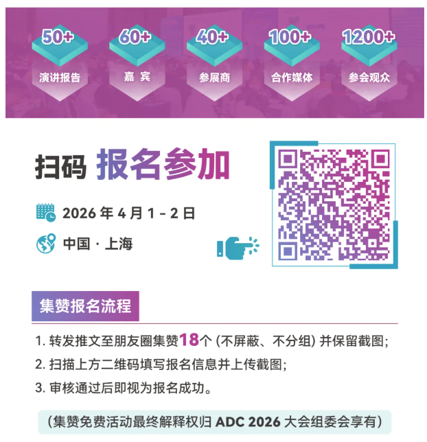 转发集赞免费参会!第七届ADC与新型抗体药物开发峰会日程揭晓!春暖花开聚上海!-肽度TIMEDOO