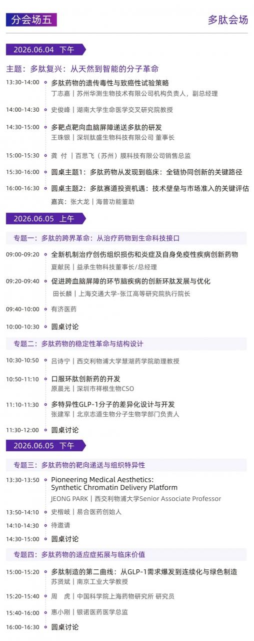 1778490975796987.jpg 共赴苏州,链接未来 | 2026 药未来峰会-肽度TIMEDOO