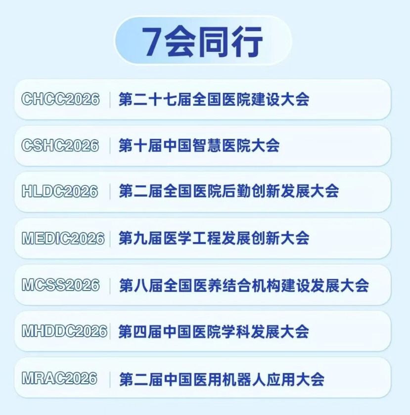 倒计时1天｜全球医院建设风向标品牌盛会CHCC2026即将开幕，六大亮点抢先看-肽度TIMEDOO