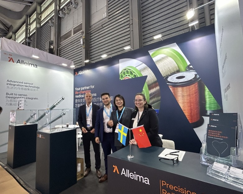 赋能医疗器械智能化创新,Alleima Medical合瑞迈医疗携先进传感器集成技术亮相Medtec China 2026-肽度TIMEDOO
