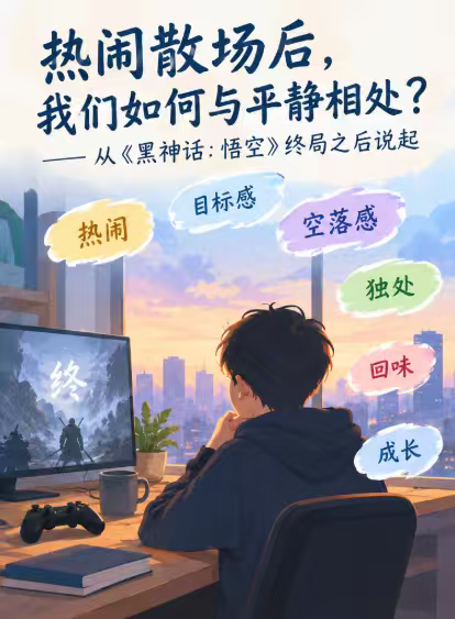 《悟空》心理学系列4：热闹散场，如何与平静相处？-肽度TIMEDOO