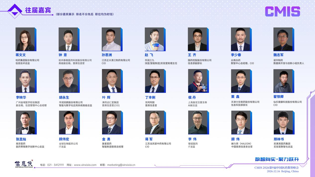 正式官宣丨CMIS 2026第九届中国医药数智峰会启幕，共话新机遇-肽度TIMEDOO